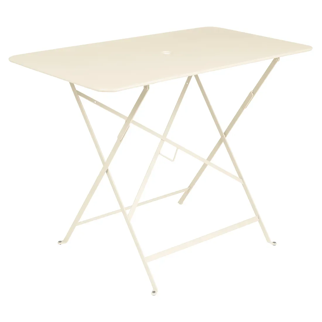 Fermob BISTRO Table pliante carrée - E8 Latte-beige - 97 x 57 cm