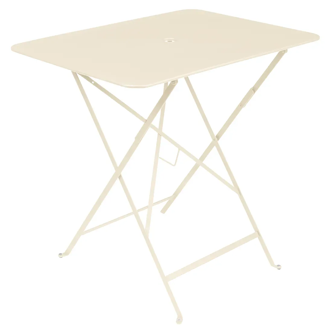 Fermob BISTRO Table pliante carrée - E8 Latte-beige - 77 x 57 cm