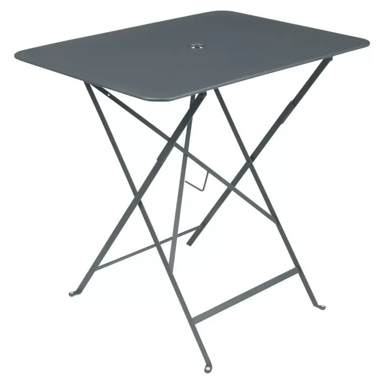 Fermob Table BISTRO rectangulaire - 26 gris orage - 77 x 57 cm
