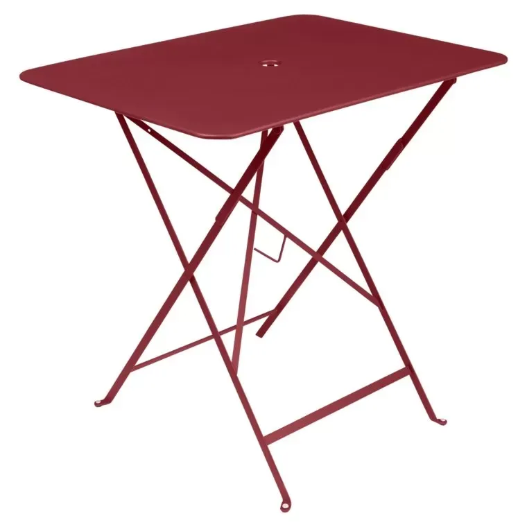 Fermob Table BISTRO rectangulaire - 77 x 57 cm - 43 piment