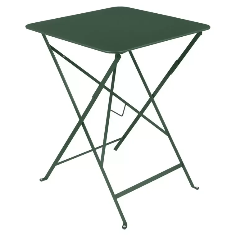 Fermob Table pliante BISTRO carrée - 02 vert cèdre - 57 x 57 cm