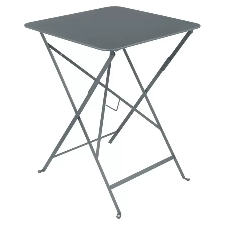 Fermob Table pliante BISTRO carrée - 26 gris orage - 57 x 57 cm