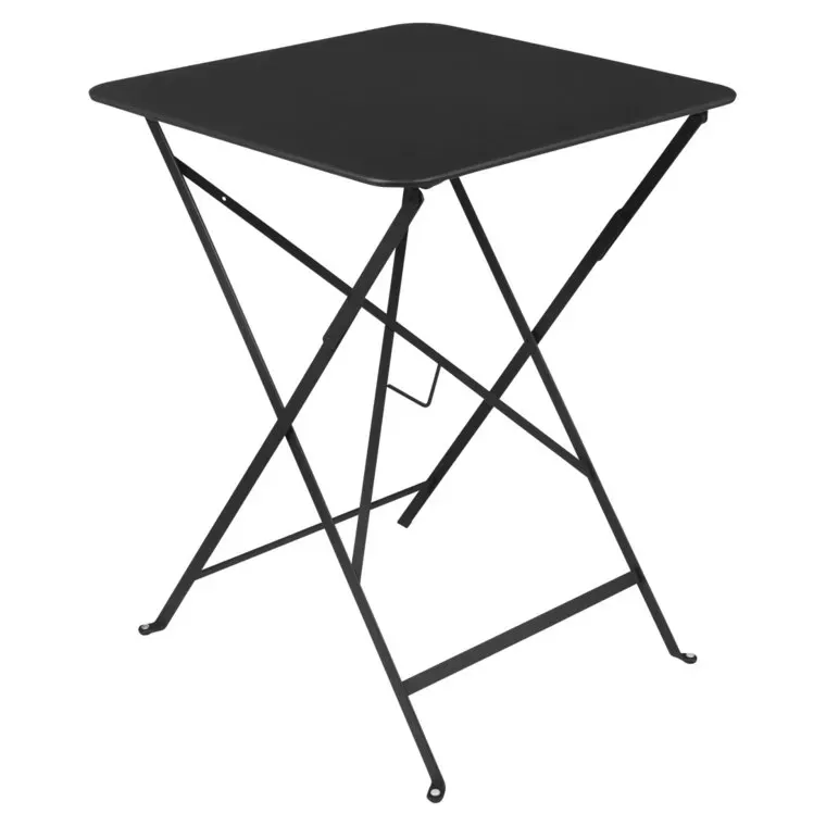 Fermob Table pliante BISTRO carrée - 42 réglisse - 57 x 57 cm