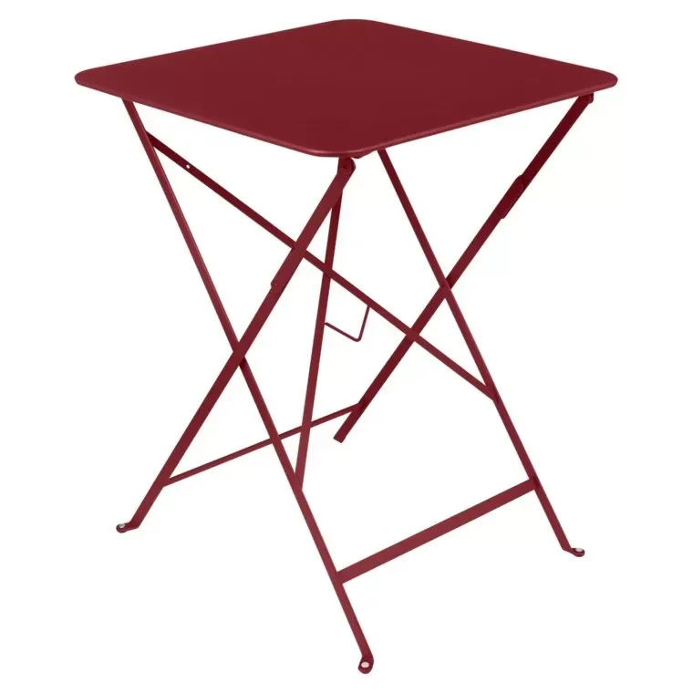 Fermob Table pliante BISTRO carrée - 43 piment - 57 x 57 cm