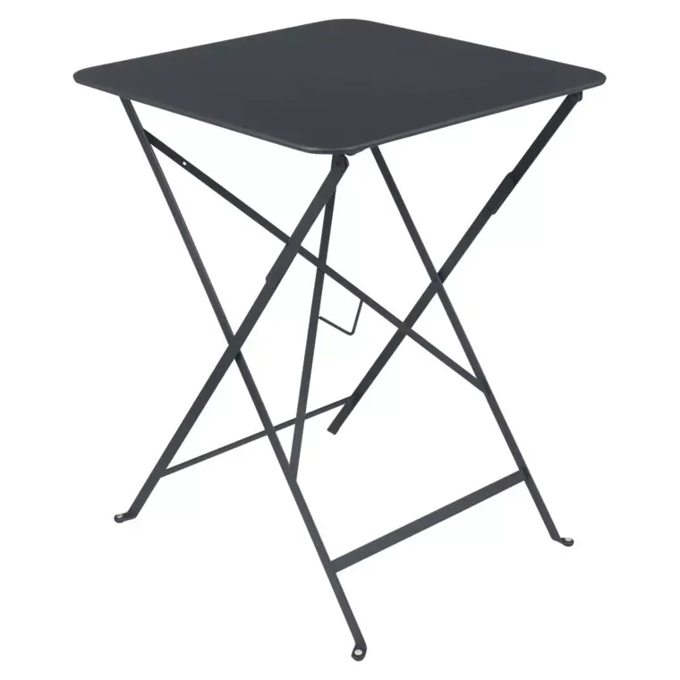 Fermob Table pliante BISTRO carrée - 47 anthracite mat - 57 x 57 cm