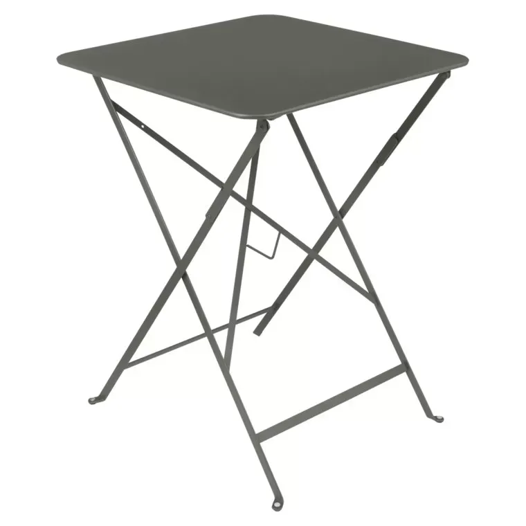Fermob Table pliante BISTRO carrée - 48 romarin mat - 57 x 57 cm