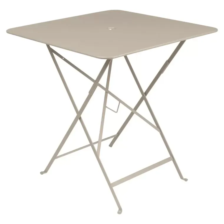 Fermob Table pliante BISTRO carrée - 14 muscade - 71 x 71 cm