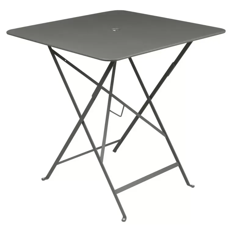 Fermob Table pliante BISTRO carrée - 48 romarin mat - 71 x 71 cm