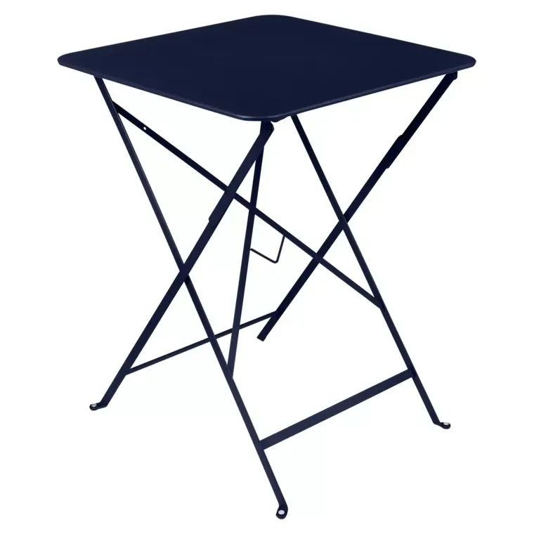 Fermob Table pliante BISTRO carrée - 92 bleu abysse - 57 x 57 cm