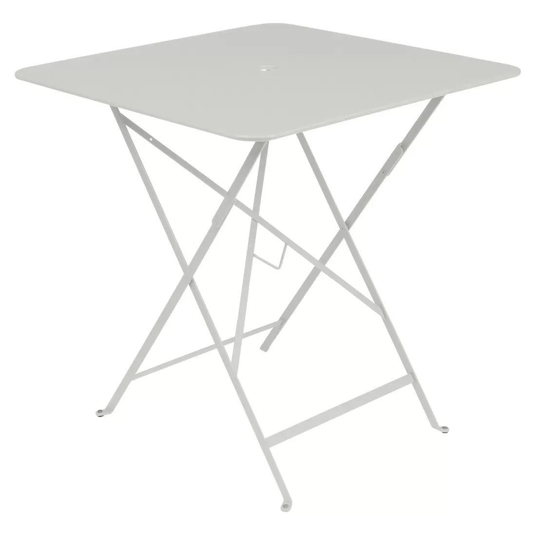 Fermob Table pliante BISTRO carrée - A5 gris argile - 71 x 71 cm
