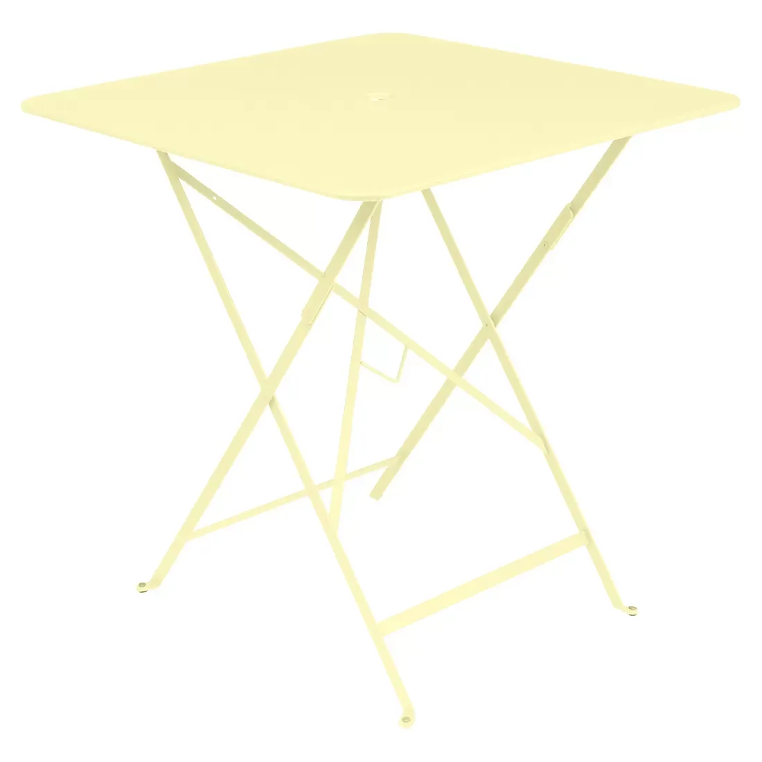 Fermob Table pliante BISTRO carrée - A6 citron givré - 71 x 71 cm