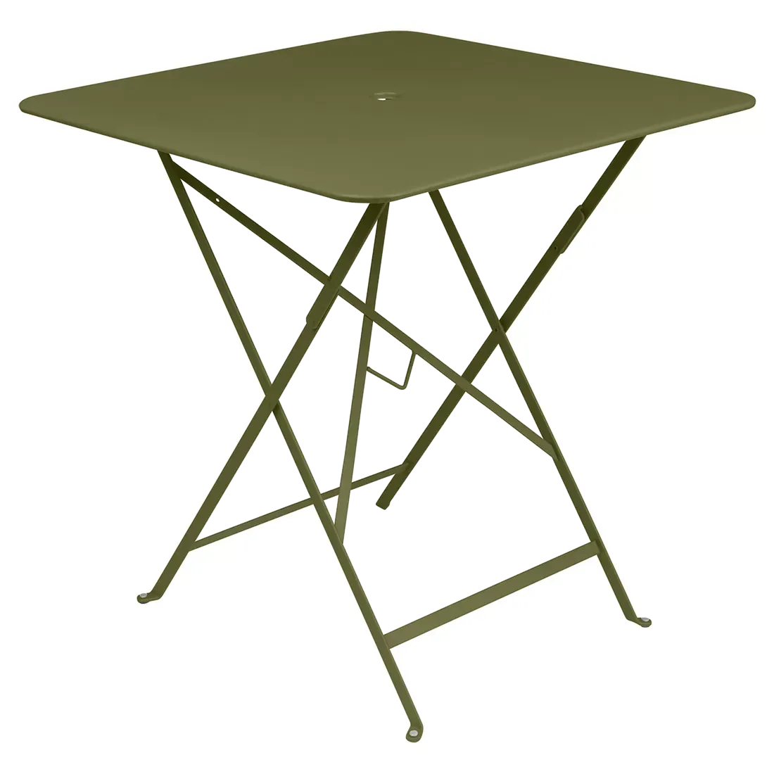 Fermob Table pliante BISTRO carrée - D3 Pesto - 71 x 71 cm
