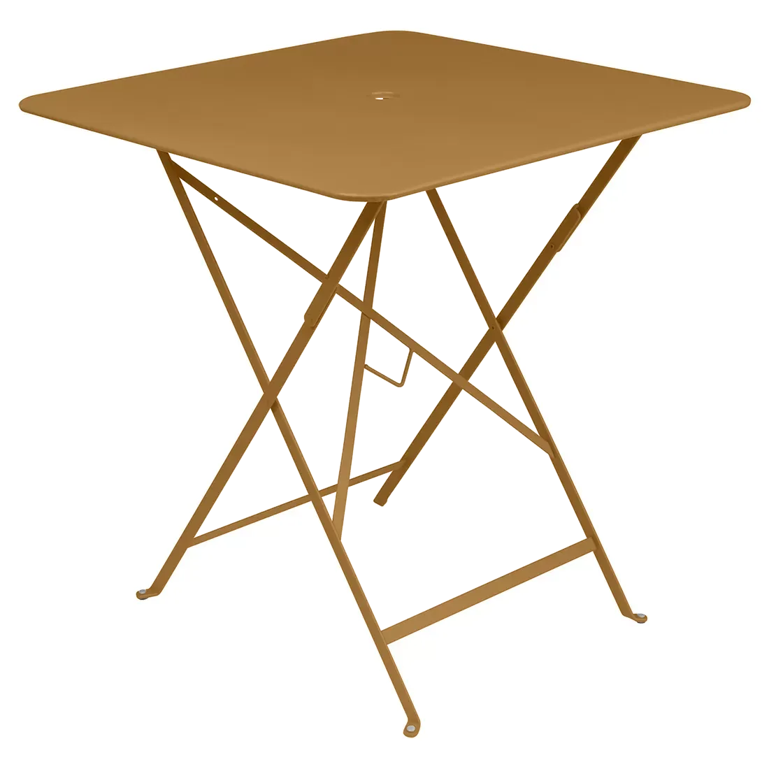 Fermob Table pliante BISTRO carrée - D2 Pain d'épices - 71 x 71 cm