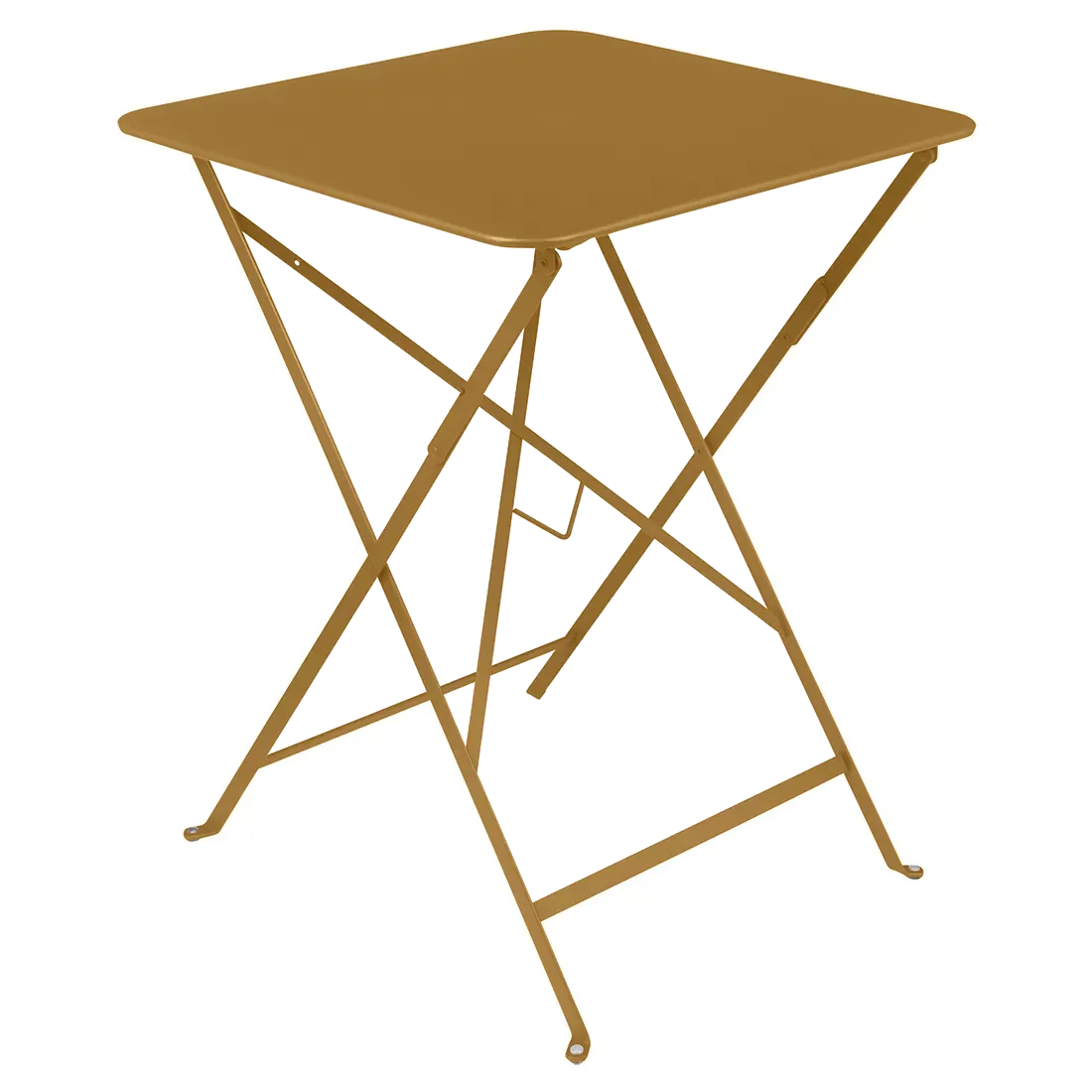Fermob Table pliante BISTRO carrée - D2 Pain d'épices - 57 x 57 cm