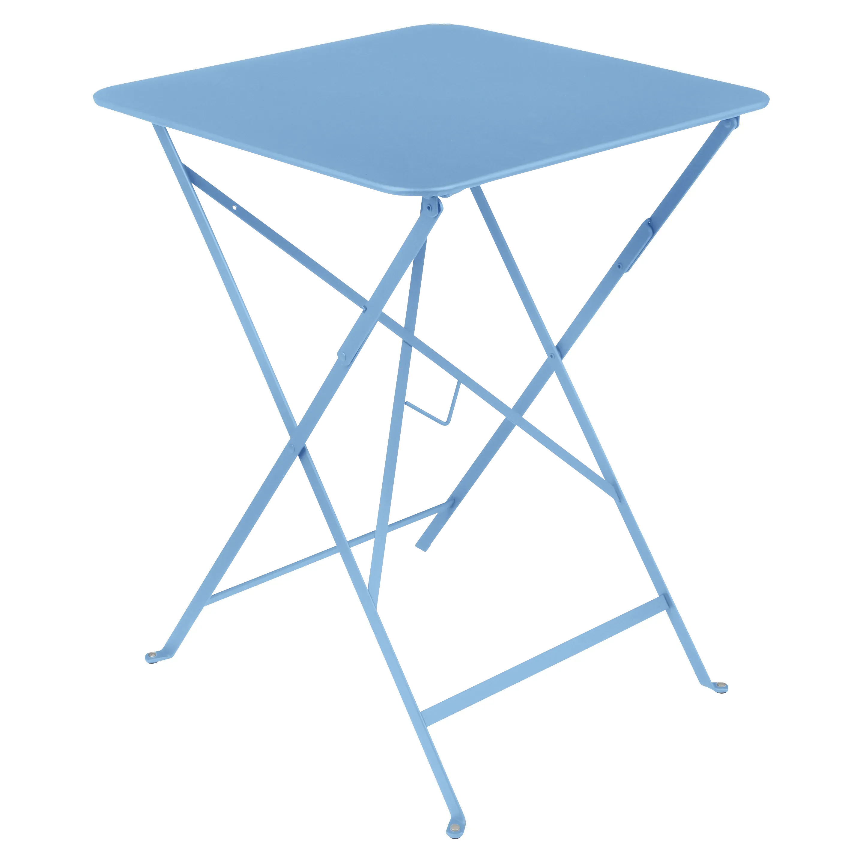 Fermob Table pliante BISTRO carrée - E1 bleu-maya - 57 x 57 cm