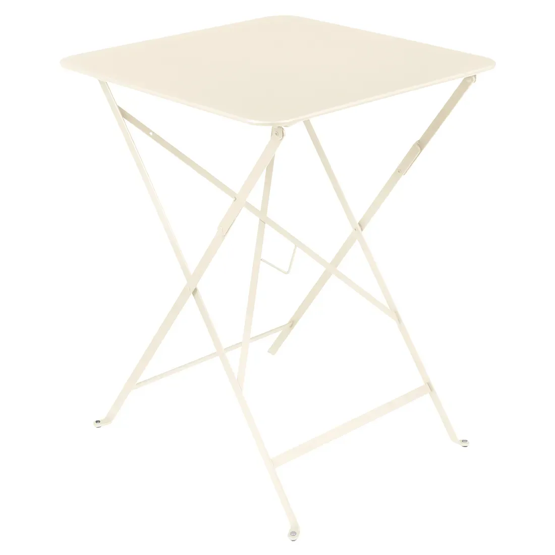 Fermob BISTRO Table pliante carrée - E8 Latte-beige - 57 x 57 cm