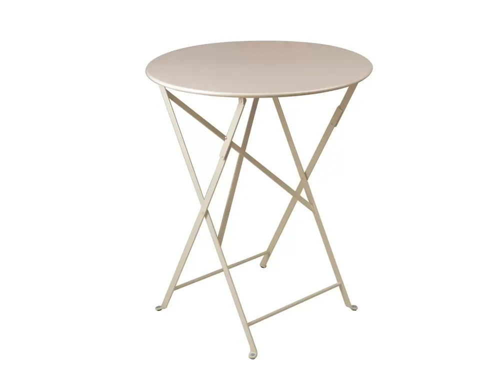 Fermob Table pliante BISTRO ronde - 14 muscade - Ø 77 cm