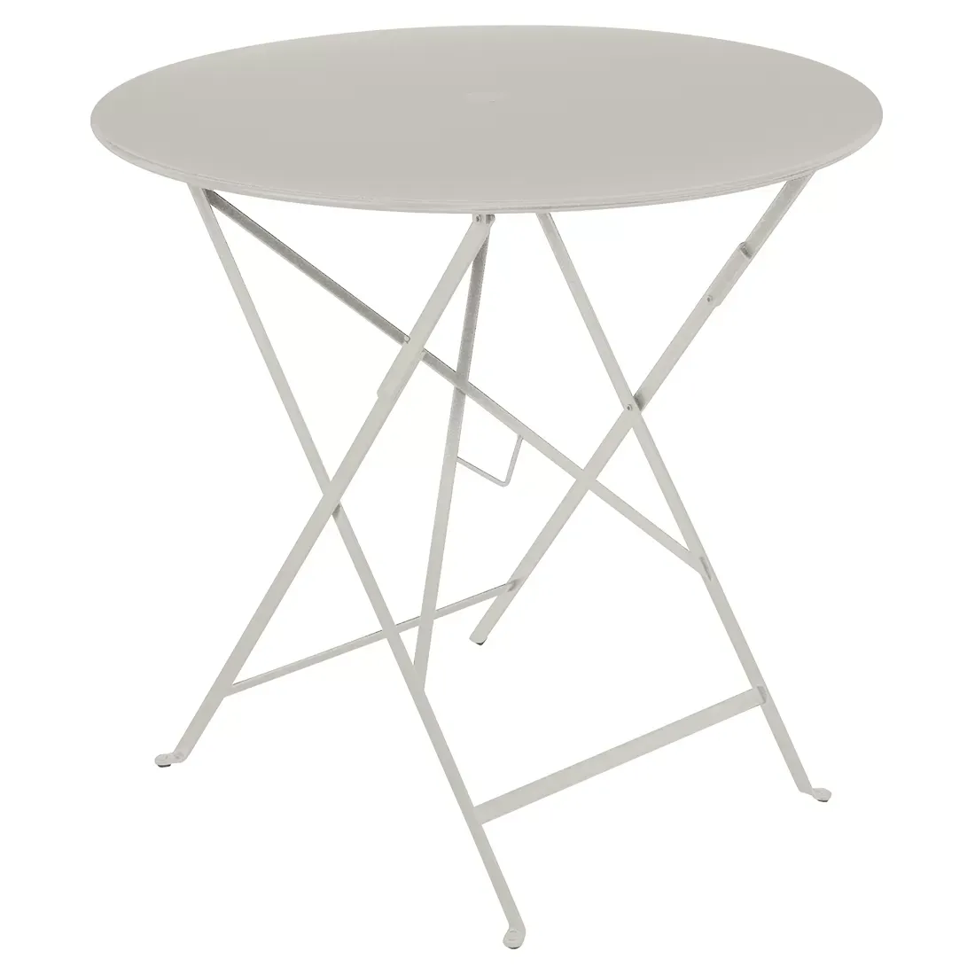 Fermob Table pliante BISTRO ronde - A5 gris argile - Ø 77 cm