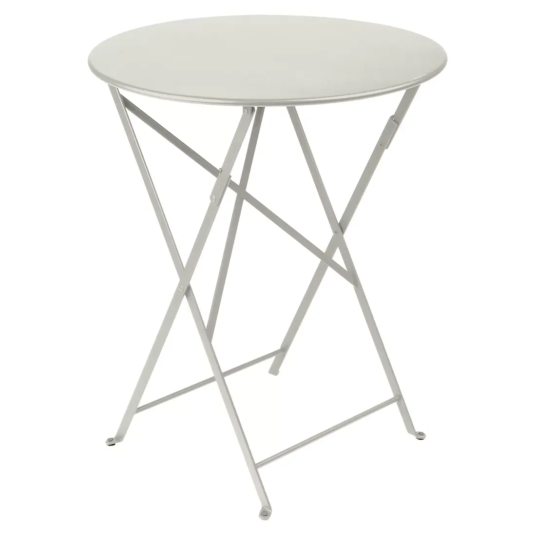 Fermob Table pliante BISTRO ronde - A5 gris argile - Ø 60 cm