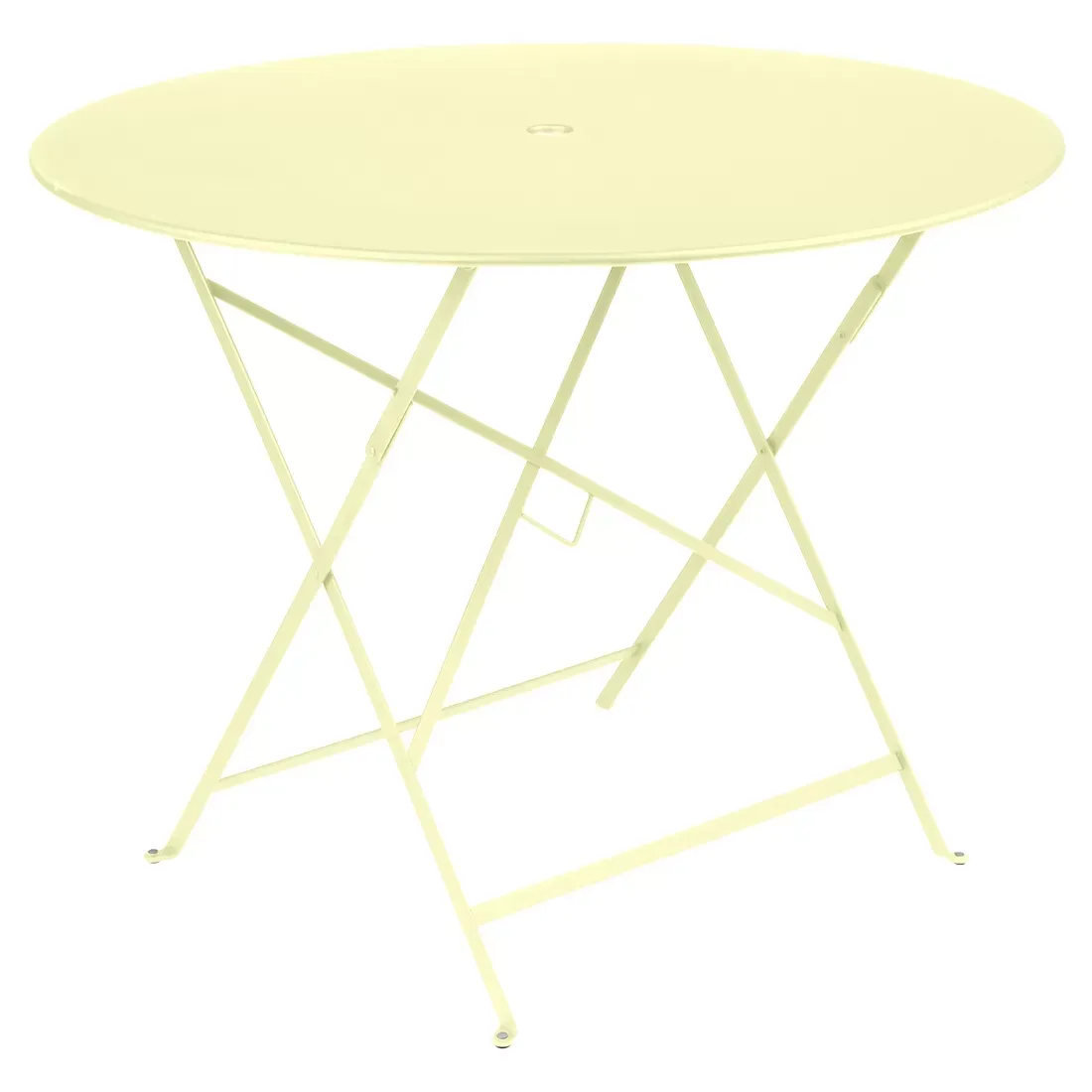 Fermob Table pliante BISTRO ronde - A6 citron givré - Ø 96 cm