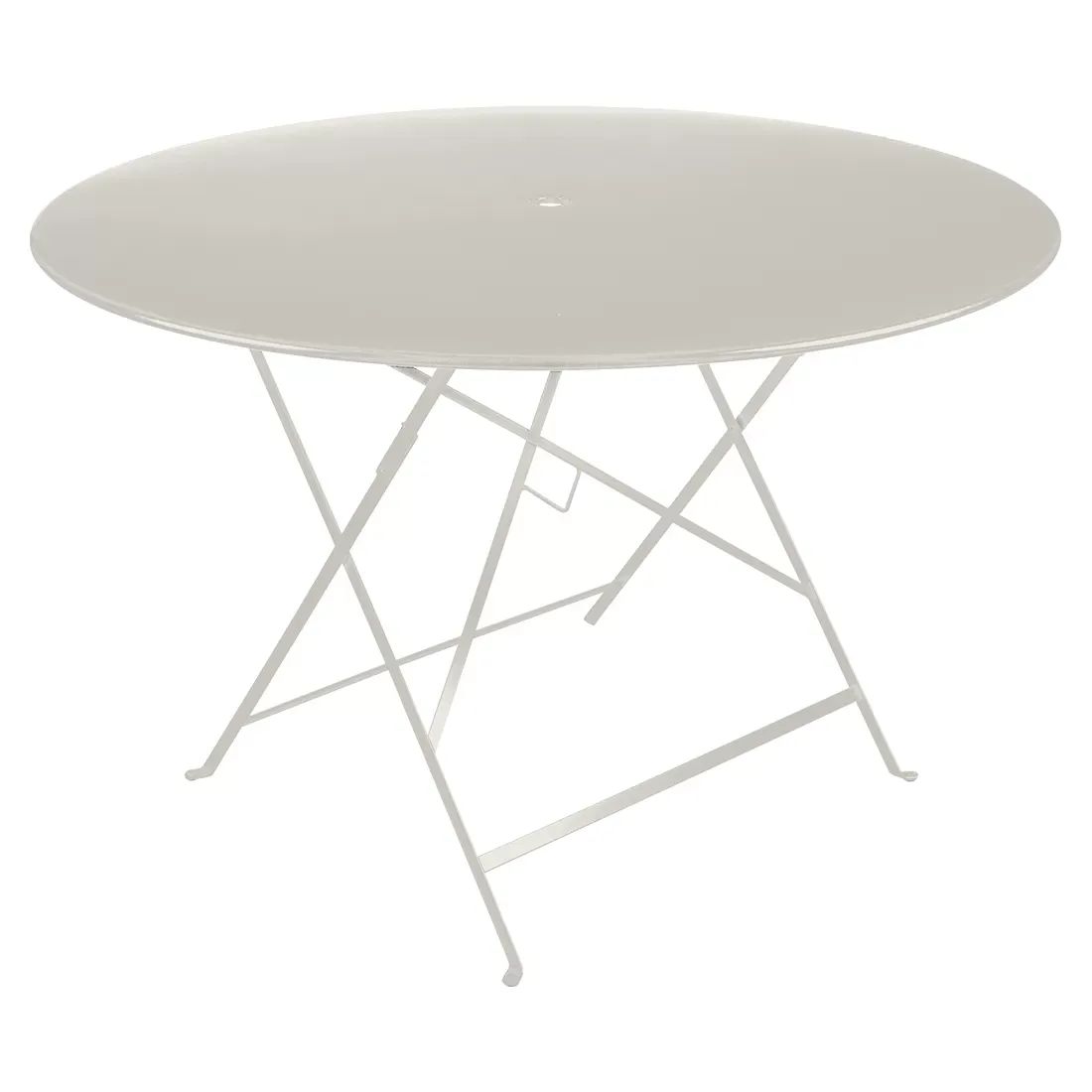 Fermob Table pliante BISTRO ronde - A5 gris argile - Ø 117 cm