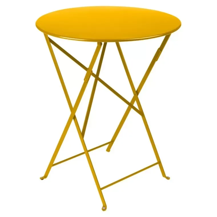 Fermob Table pliante BISTRO ronde - C6 Miel - Ø 60 cm