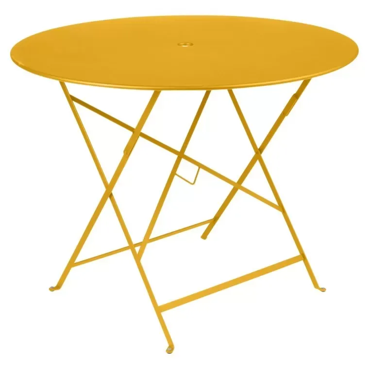 Fermob Table pliante BISTRO ronde - C6 Miel - Ø 96 cm