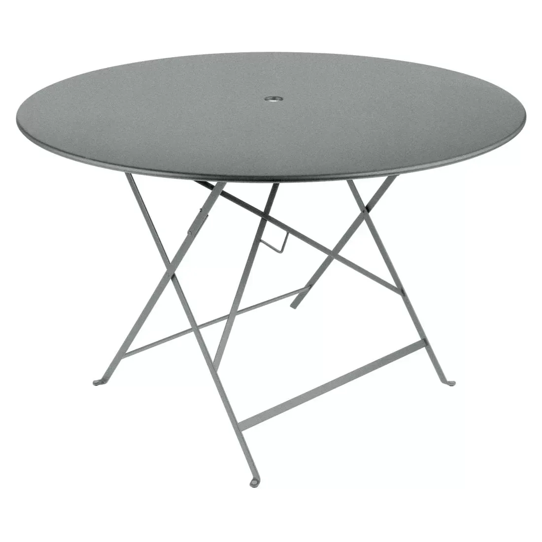 Fermob Table pliante BISTRO ronde - C7 Gris lapilli - Ø 117 cm