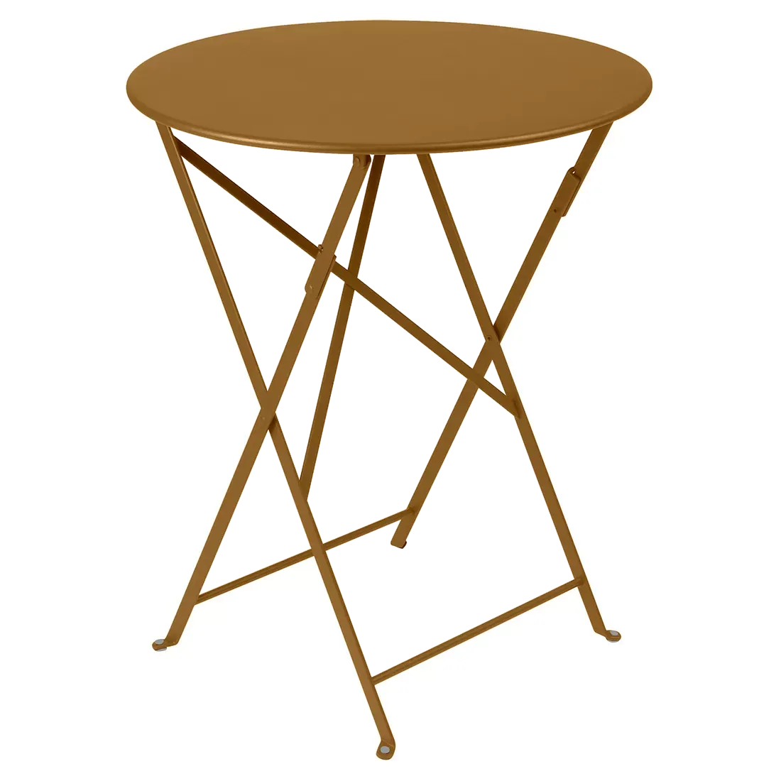 Fermob Table pliante BISTRO ronde - D2 Pain d'épices - Ø 60 cm
