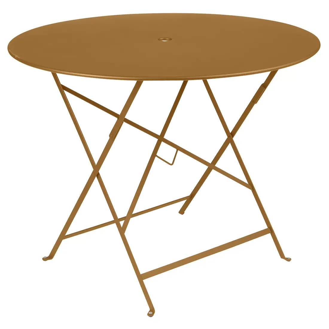 Fermob Table pliante BISTRO ronde - D2 Pain d'épices - Ø 96 cm