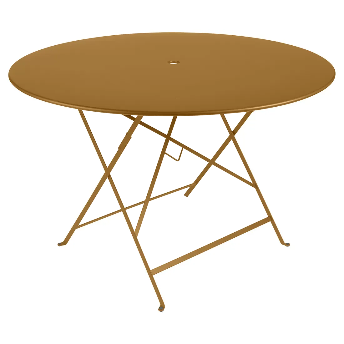 Fermob Table pliante BISTRO ronde - D2 Pain d'épices - Ø 117 cm