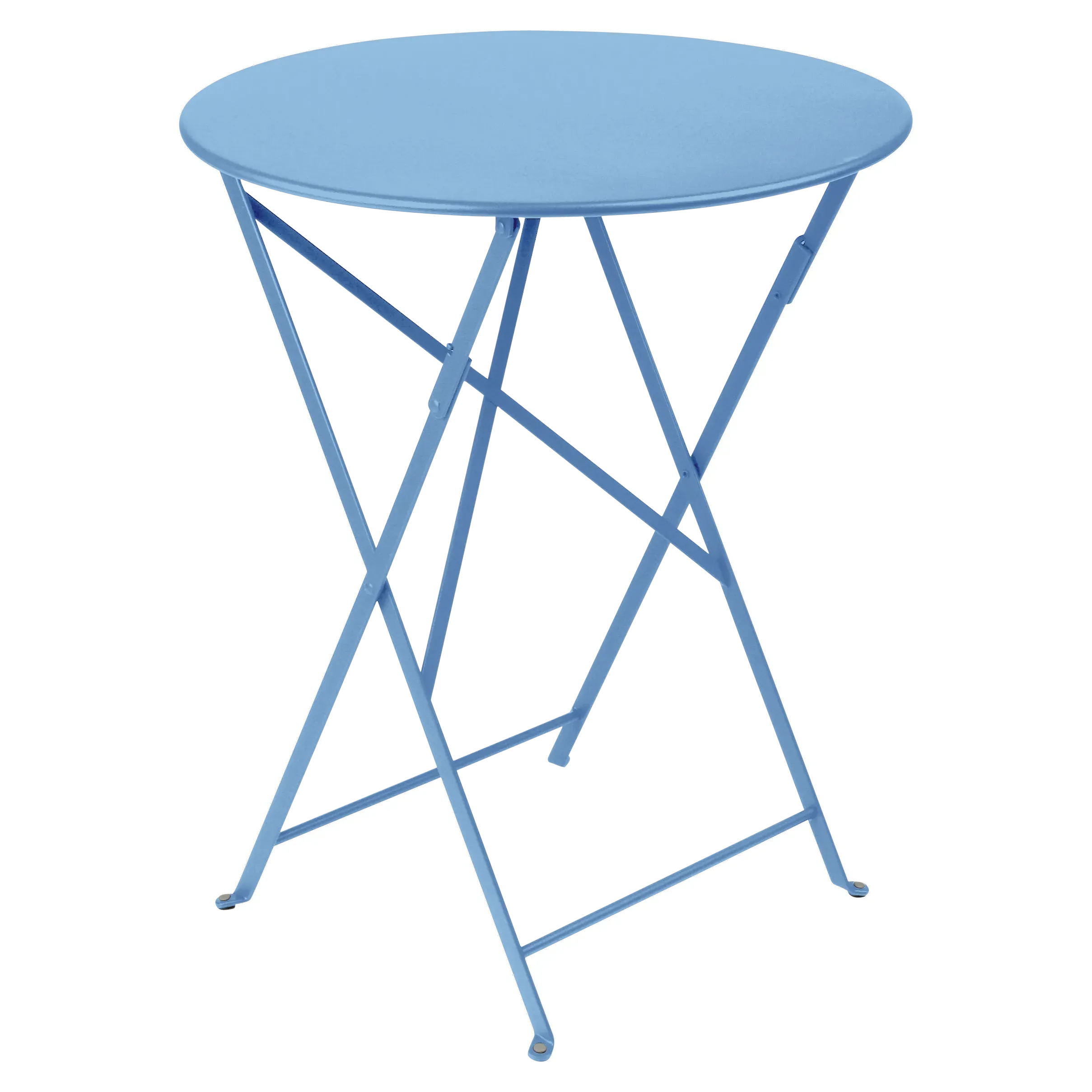 Fermob Table pliante BISTRO ronde - E1 bleu-maya - Ø 60 cm