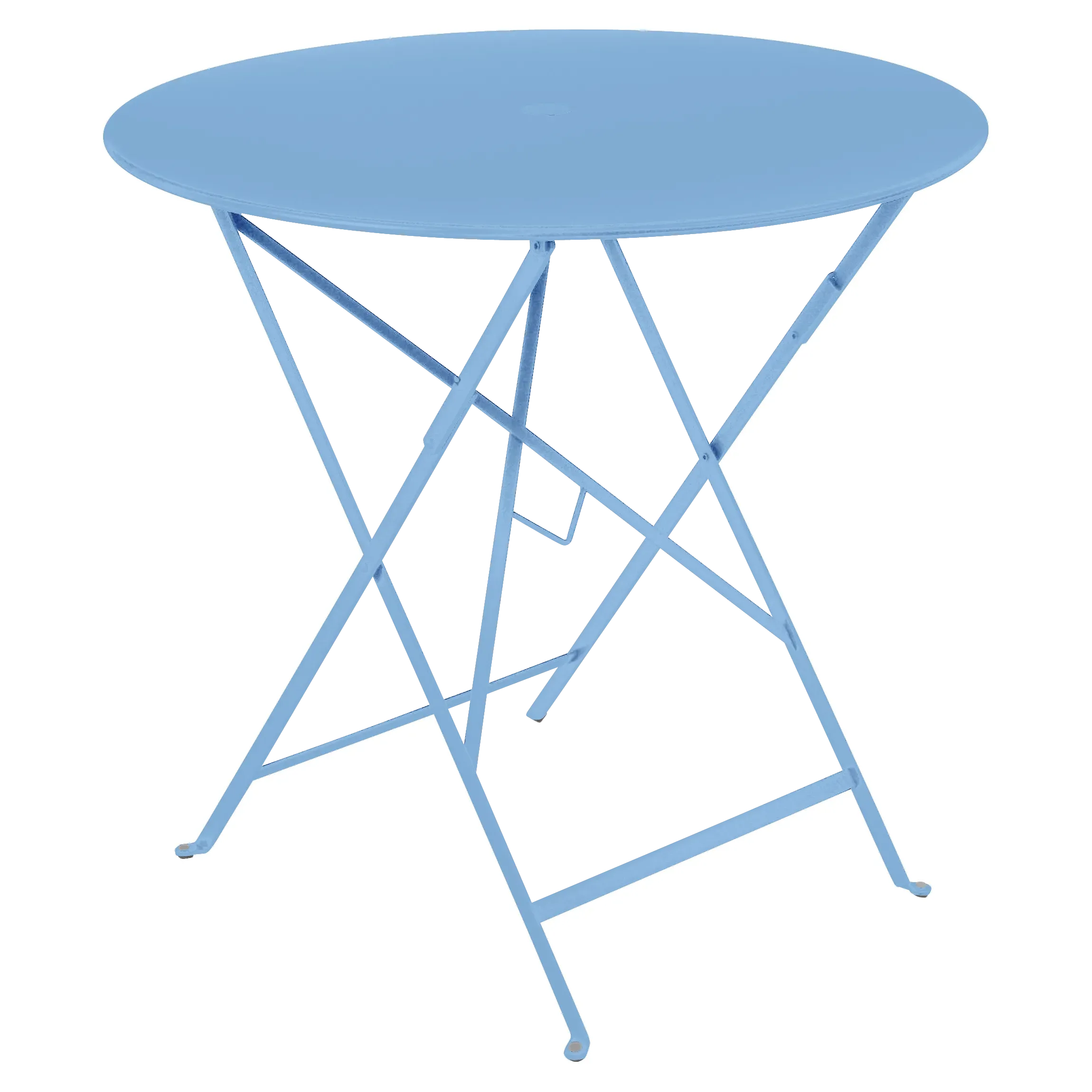Fermob Table pliante BISTRO ronde - E1 bleu-maya - Ø 77 cm