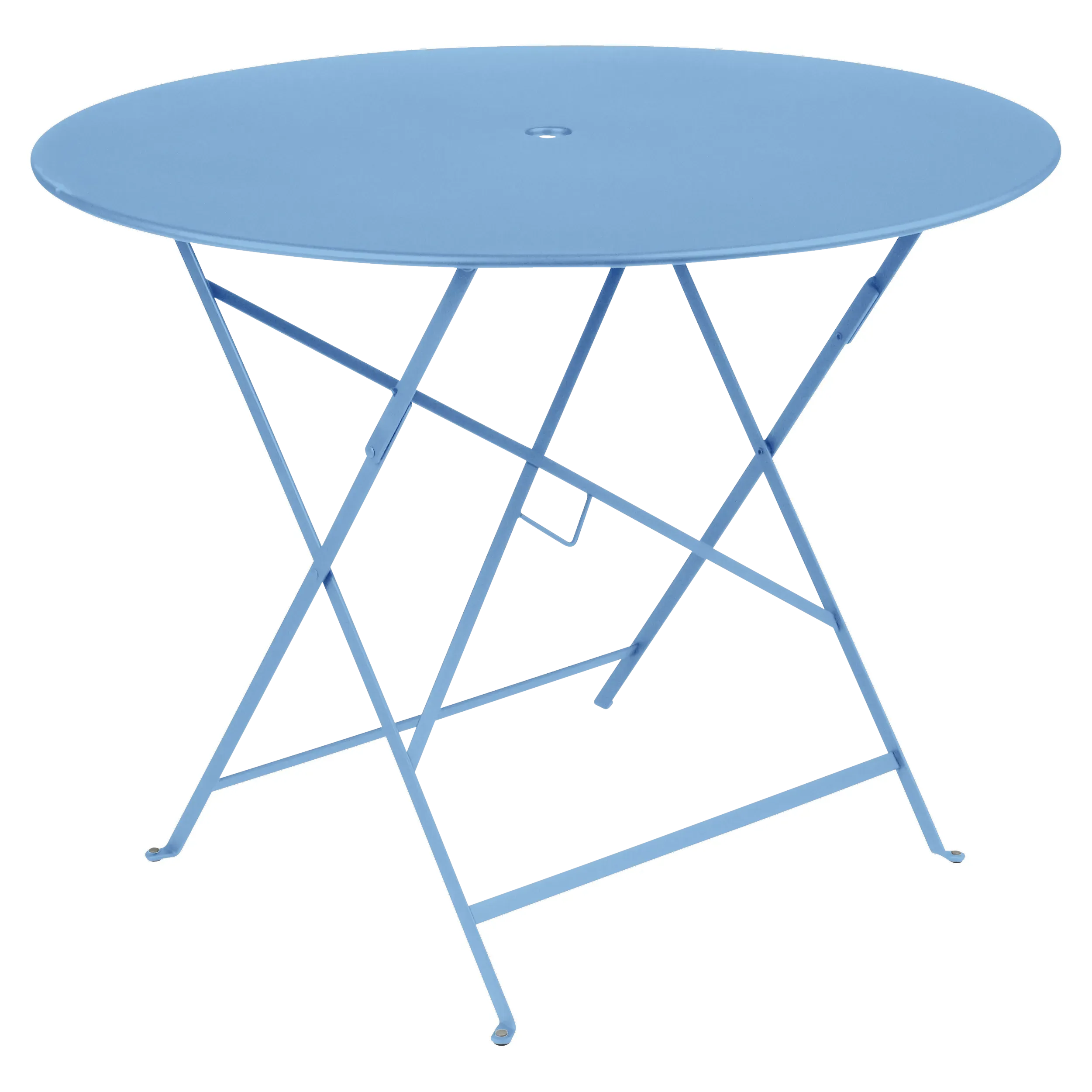 Fermob Table pliante BISTRO ronde - E1 bleu-maya - Ø 96 cm