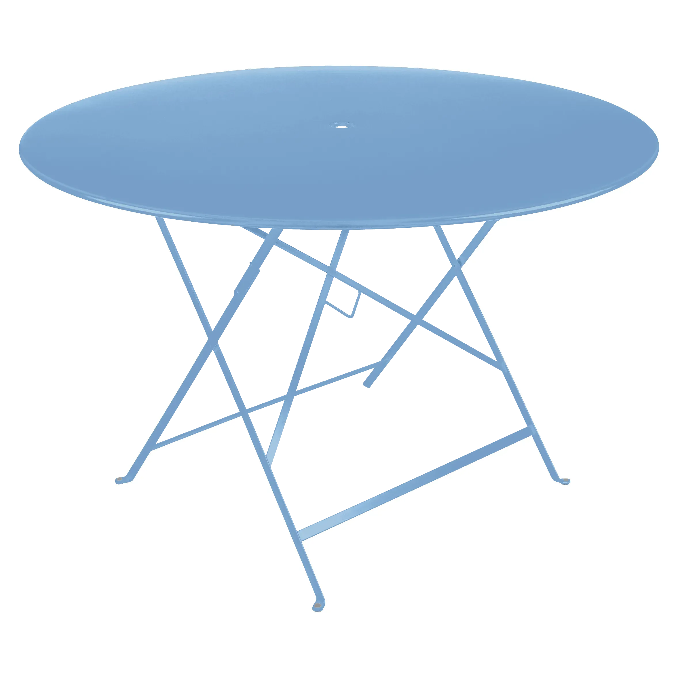 Fermob Table pliante BISTRO ronde - E1 bleu-maya - Ø 117 cm