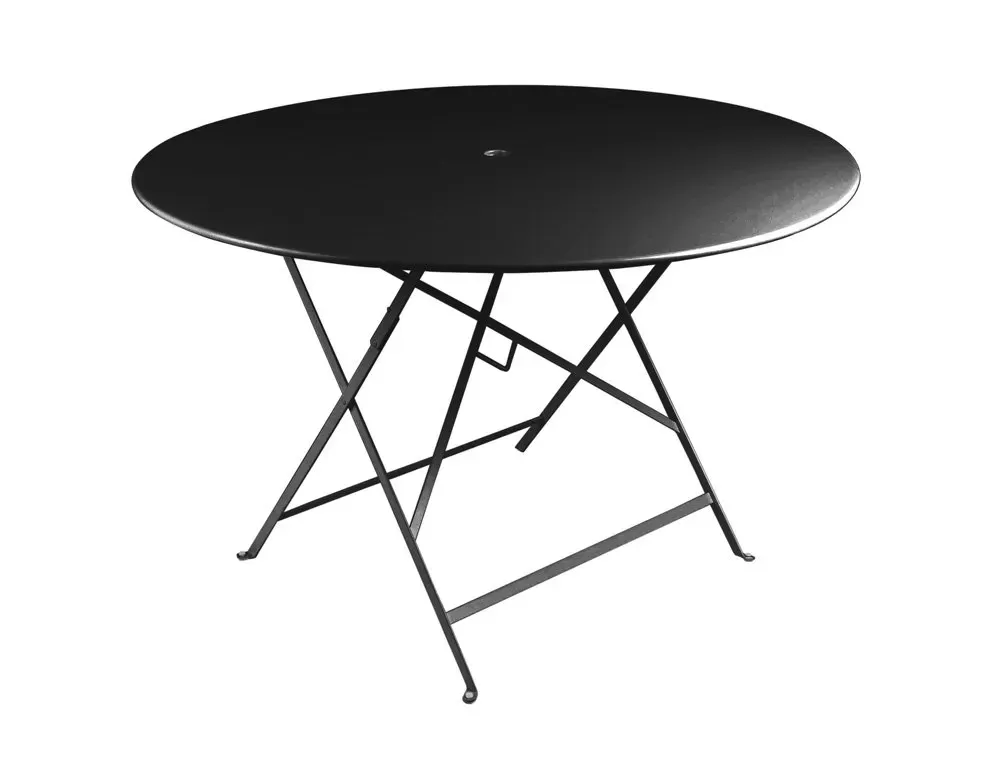 Fermob Table pliante BISTRO ronde - 42 réglisse - Ø 96 cm