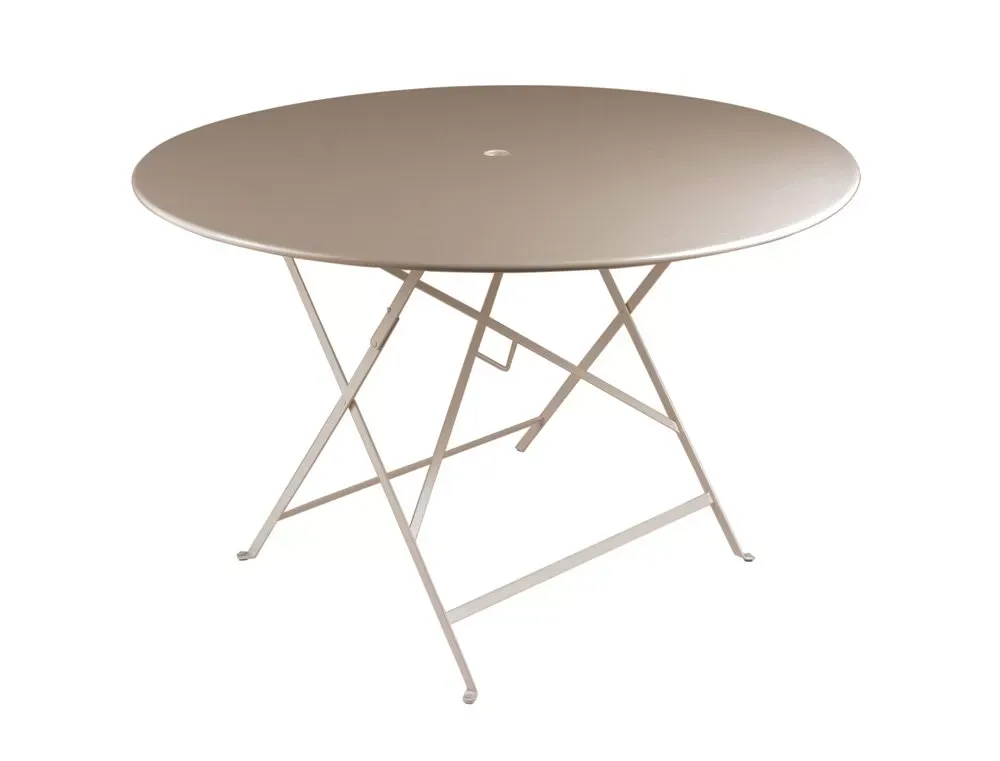 Fermob Table pliante BISTRO ronde - 14 muscade - Ø 117 cm