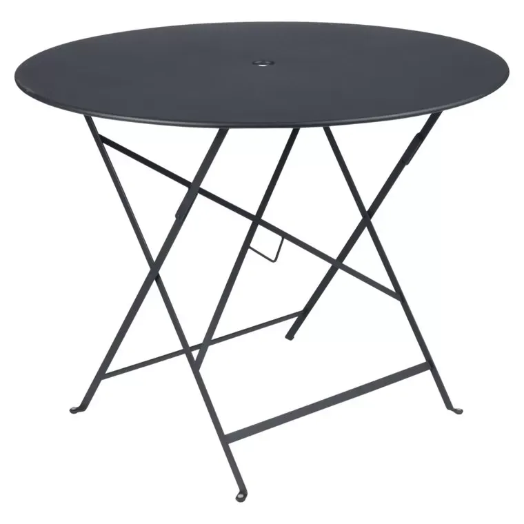 Fermob Table pliante BISTRO ronde - 47 anthracite mat - Ø 117 cm