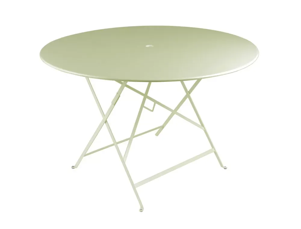 Fermob Table pliante BISTRO ronde - 65 vert tilleul - Ø 117 cm