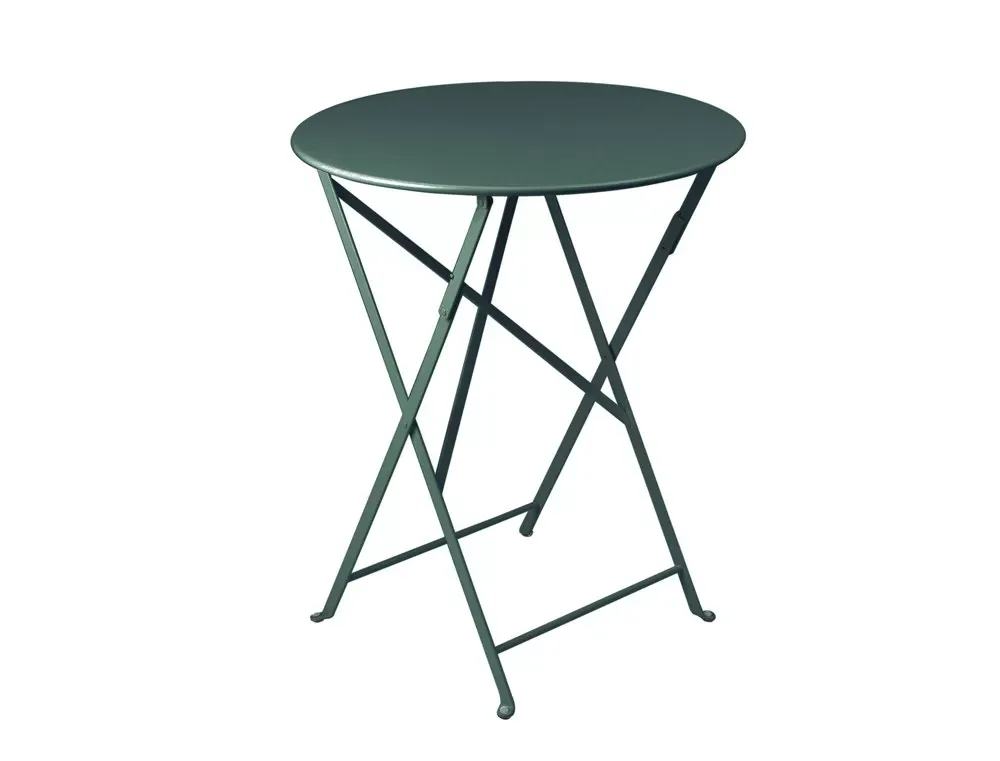Fermob Table pliante BISTRO ronde - 02 vert cèdre - Ø 60 cm