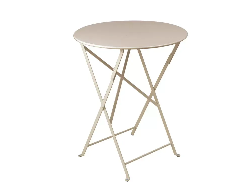 Fermob Table pliante BISTRO ronde - 14 muscade - Ø 60 cm