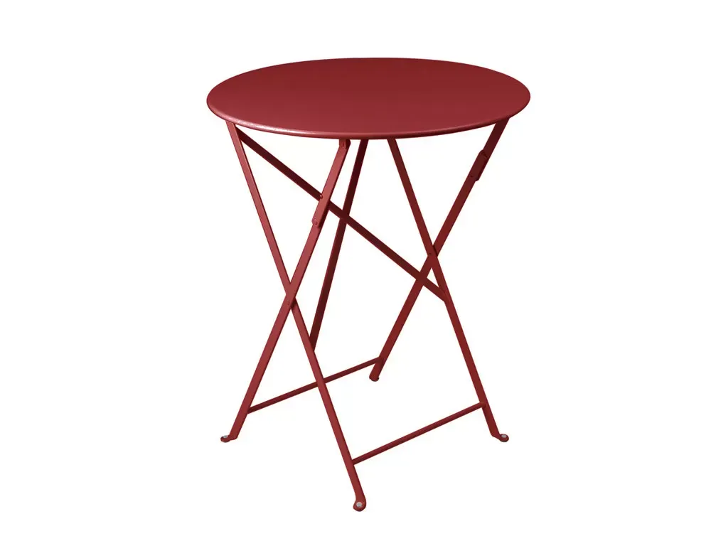 Fermob Table pliante BISTRO ronde - 43 piment - Ø 60 cm