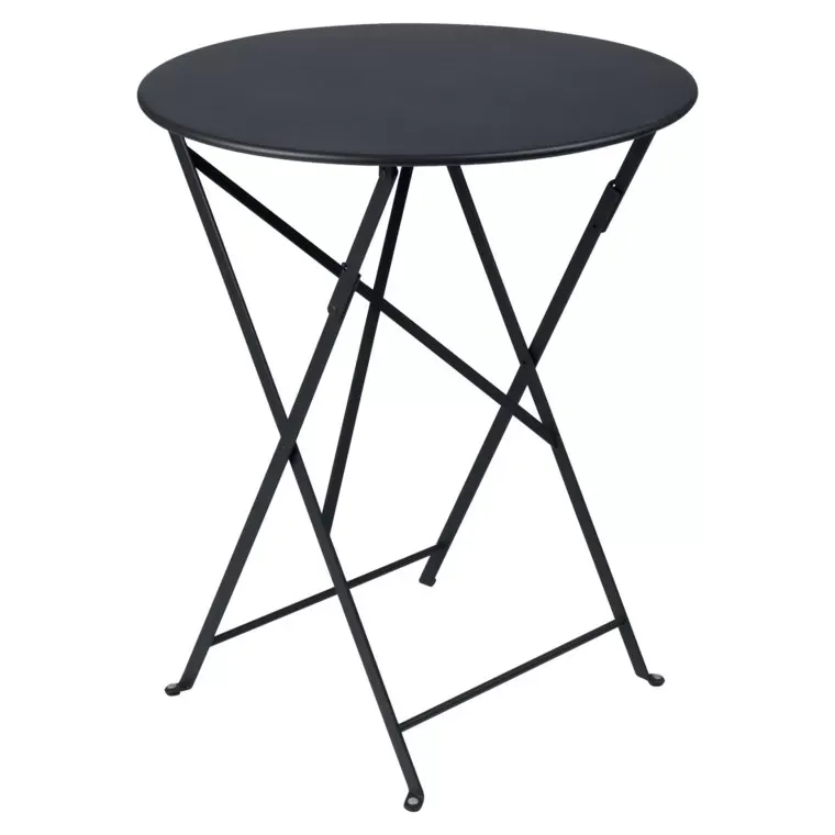 Fermob Table pliante BISTRO ronde - Ø 60 cm - 47 anthracite mat