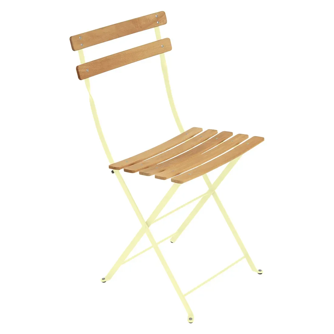 Fermob Chaise pliante BISTRO Naturel - A6 citron givré
