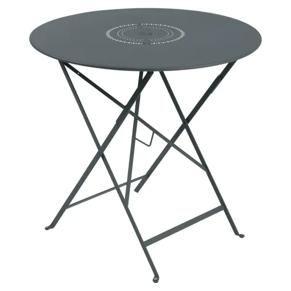 Fermob Table FLOREAL - 26 gris orage - Ø 77 cm