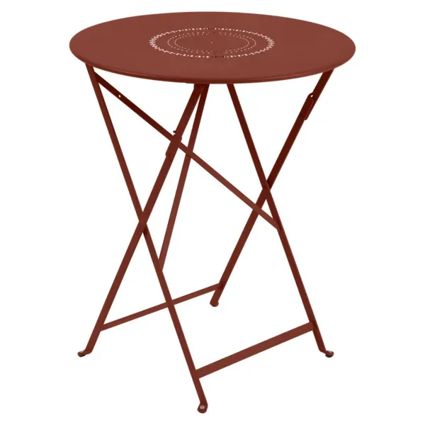 Fermob Table FLOREAL - 20 ocre rouge - Ø 60 cm