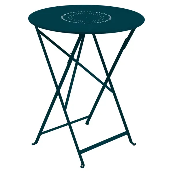 Fermob Table FLOREAL - 21 bleu acapulco - Ø 60 cm