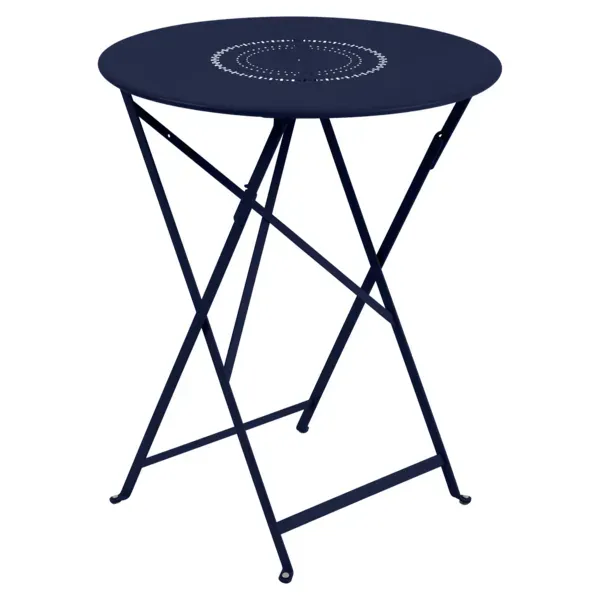Fermob Table FLOREAL - 92 bleu abysse - Ø 60 cm