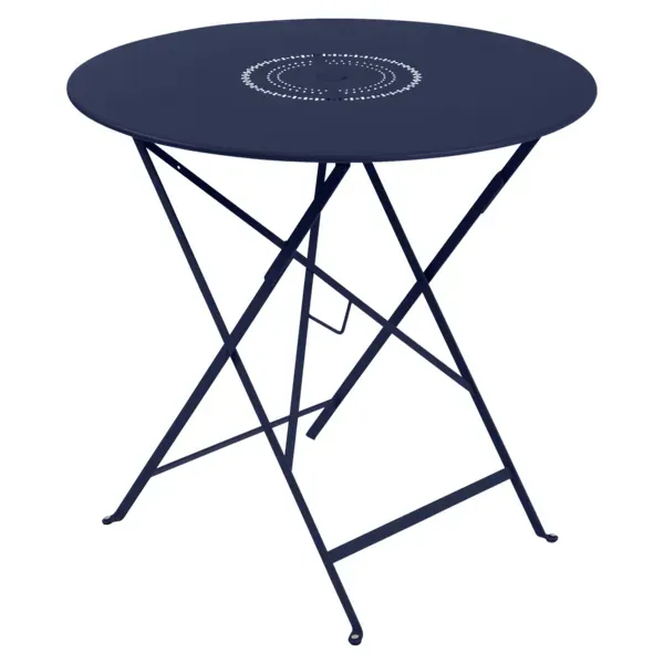 Fermob Table FLOREAL - 92 bleu abysse - Ø 77 cm