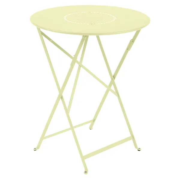 Fermob Table FLOREAL - A6 citron givré - Ø 60 cm